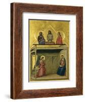 The Annunciation and Christ Suffering, C.1351-75-Allegretto Nuzi-Framed Giclee Print