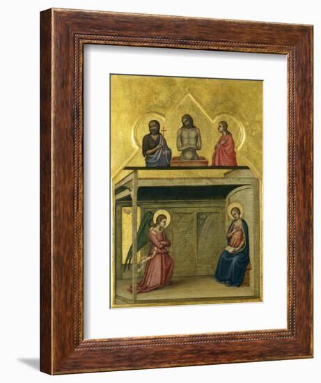 The Annunciation and Christ Suffering, C.1351-75-Allegretto Nuzi-Framed Giclee Print