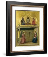 The Annunciation and Christ Suffering, C.1351-75-Allegretto Nuzi-Framed Giclee Print