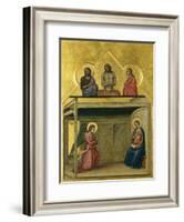 The Annunciation and Christ Suffering, C.1351-75-Allegretto Nuzi-Framed Giclee Print