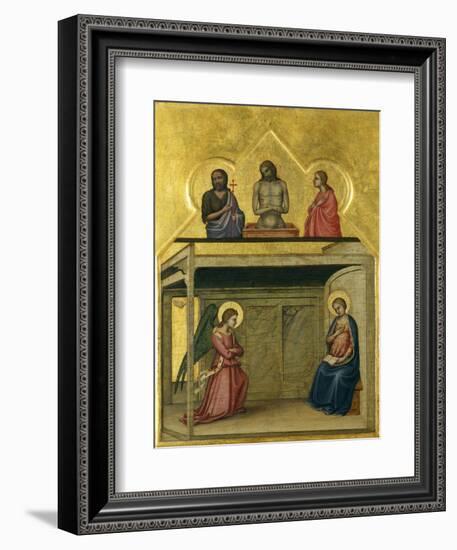 The Annunciation and Christ Suffering, C.1351-75-Allegretto Nuzi-Framed Giclee Print