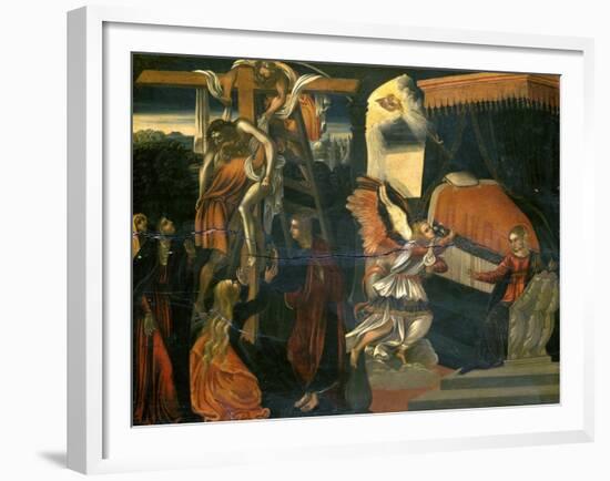 The Annunciation and the Deposition-null-Framed Giclee Print