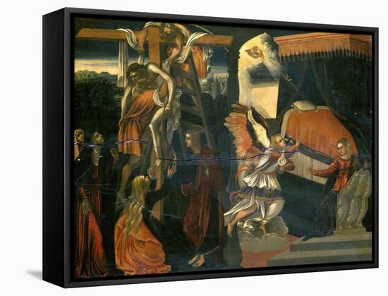 The Annunciation and the Deposition-null-Framed Stretched Canvas