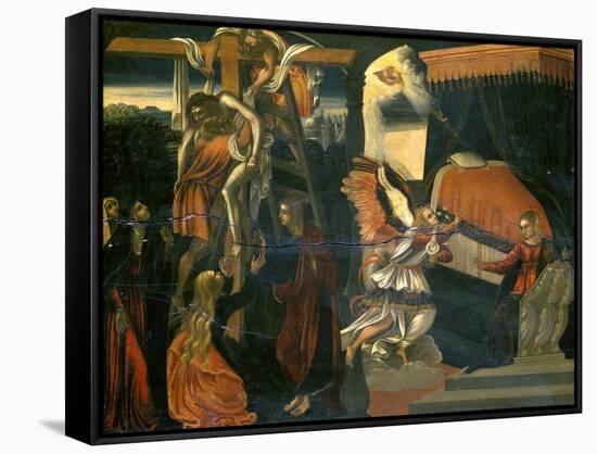 The Annunciation and the Deposition-null-Framed Stretched Canvas