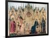 'The Annunciation and Two Saints', 1333. Artist: Simone Martini-Simone Martini-Framed Giclee Print