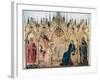 'The Annunciation and Two Saints', 1333. Artist: Simone Martini-Simone Martini-Framed Giclee Print