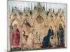 'The Annunciation and Two Saints', 1333. Artist: Simone Martini-Simone Martini-Mounted Giclee Print