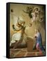 The Annunciation, Before 1652-Eustache Le Sueur-Framed Stretched Canvas
