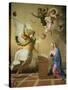 The Annunciation, Before 1652-Eustache Le Sueur-Stretched Canvas