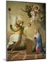 The Annunciation, Before 1652-Eustache Le Sueur-Mounted Giclee Print