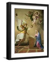 The Annunciation, Before 1652-Eustache Le Sueur-Framed Giclee Print