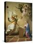 The Annunciation, Before 1652-Eustache Le Sueur-Stretched Canvas