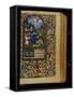 The Annunciation, Book of Hours in Latin and French-null-Framed Stretched Canvas