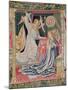 The Annunciation, Brussels Workshop, C.1510 (Tapestry)-Flemish-Mounted Giclee Print