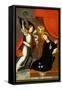 The Annunciation by Juan Correa de Vivar-Juan Correa de Vivar-Framed Stretched Canvas