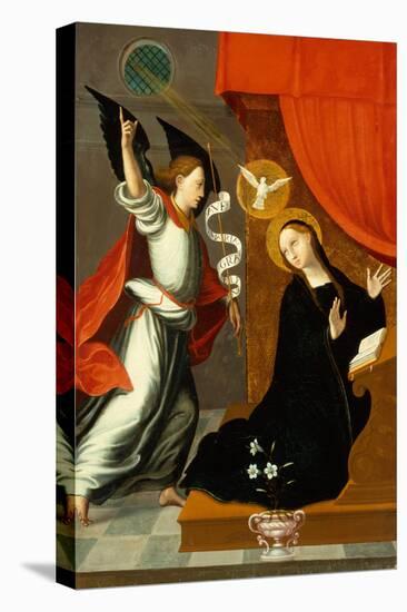 The Annunciation by Juan Correa de Vivar-Juan Correa de Vivar-Stretched Canvas