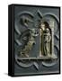 The Annunciation, by Lorenzo Ghiberti-null-Framed Stretched Canvas