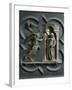 The Annunciation, by Lorenzo Ghiberti-null-Framed Photographic Print