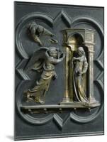 The Annunciation, by Lorenzo Ghiberti-null-Mounted Photographic Print