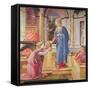 The Annunciation, C.1440-5 (Oil on Panel)-Fra Filippo Lippi-Framed Stretched Canvas