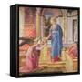 The Annunciation, C.1440-5 (Oil on Panel)-Fra Filippo Lippi-Framed Stretched Canvas