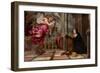 The Annunciation, c.1535-Titian (Tiziano Vecelli)-Framed Giclee Print