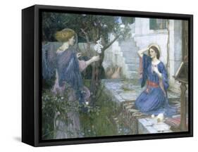 The Annunciation, c.1914-John William Waterhouse-Framed Stretched Canvas