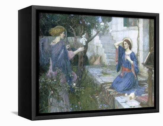 The Annunciation, c.1914-John William Waterhouse-Framed Stretched Canvas