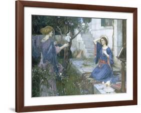 The Annunciation, c.1914-John William Waterhouse-Framed Giclee Print