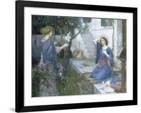 The Annunciation, c.1914-John William Waterhouse-Framed Giclee Print