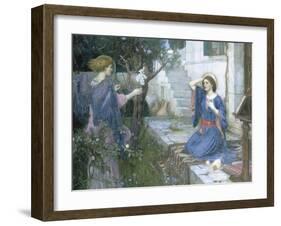 The Annunciation, c.1914-John William Waterhouse-Framed Giclee Print