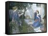 The Annunciation, c.1914-John William Waterhouse-Framed Stretched Canvas