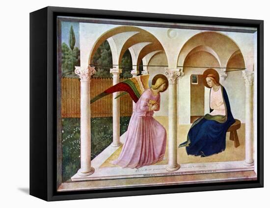 The Annunciation, C1438-1445, (C1900-192)-Fra Angelico-Framed Stretched Canvas