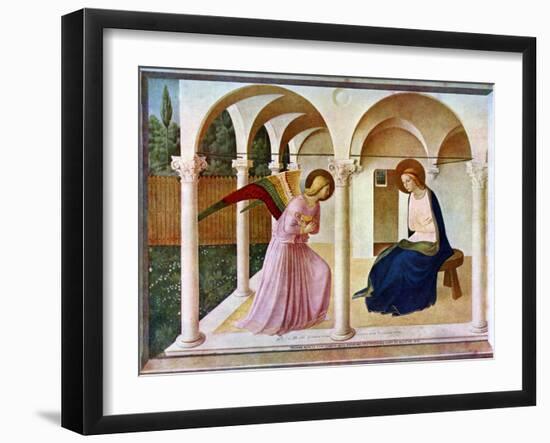 The Annunciation, C1438-1445, (C1900-192)-Fra Angelico-Framed Giclee Print