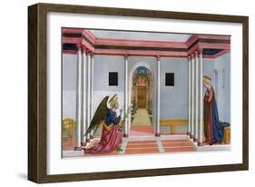 The Annunciation, C1445-Domenico Veneziano-Framed Giclee Print