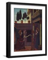 'The Annunciation', c1449-1454-Alesso Baldovinetti-Framed Giclee Print