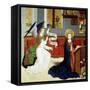 The Annunciation, C1470-C1480-null-Framed Stretched Canvas