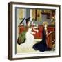 The Annunciation, C1470-C1480-null-Framed Giclee Print