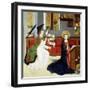 The Annunciation, C1470-C1480-null-Framed Giclee Print