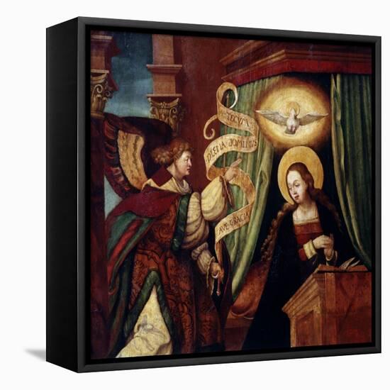 The Annunciation, C1520-null-Framed Stretched Canvas