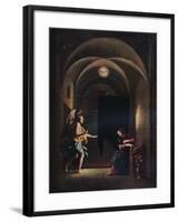 'The Annunciation', c1625-1630 (1931)-Giovanni Battista Caracciolo-Framed Giclee Print