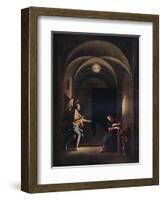 'The Annunciation', c1625-1630 (1931)-Giovanni Battista Caracciolo-Framed Giclee Print