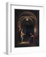 'The Annunciation', c1625-1630 (1931)-Giovanni Battista Caracciolo-Framed Giclee Print