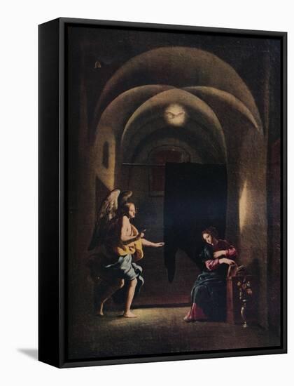 'The Annunciation', c1625-1630 (1931)-Giovanni Battista Caracciolo-Framed Stretched Canvas