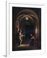 'The Annunciation', c1625-1630 (1931)-Giovanni Battista Caracciolo-Framed Giclee Print