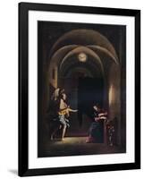 'The Annunciation', c1625-1630 (1931)-Giovanni Battista Caracciolo-Framed Giclee Print