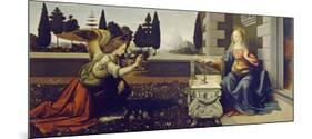 The Annunciation, ca. 1472-Leonardo Da Vinci-Mounted Giclee Print