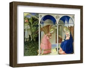 The Annunciation, circa 1430-32-Fra Angelico-Framed Premium Giclee Print