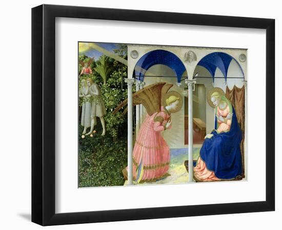 The Annunciation, circa 1430-32-Fra Angelico-Framed Premium Giclee Print