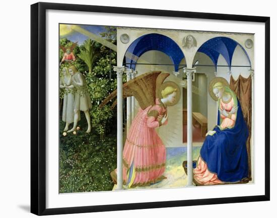 The Annunciation, circa 1430-32-Fra Angelico-Framed Giclee Print